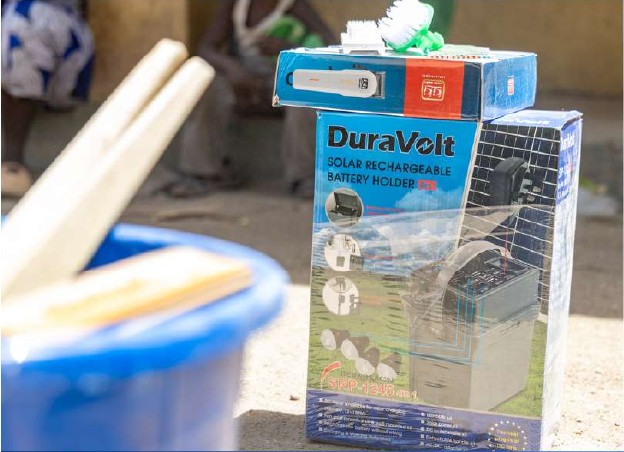 Livelihood start-up equipment distributed through the Madagali protection project's vocational skills component